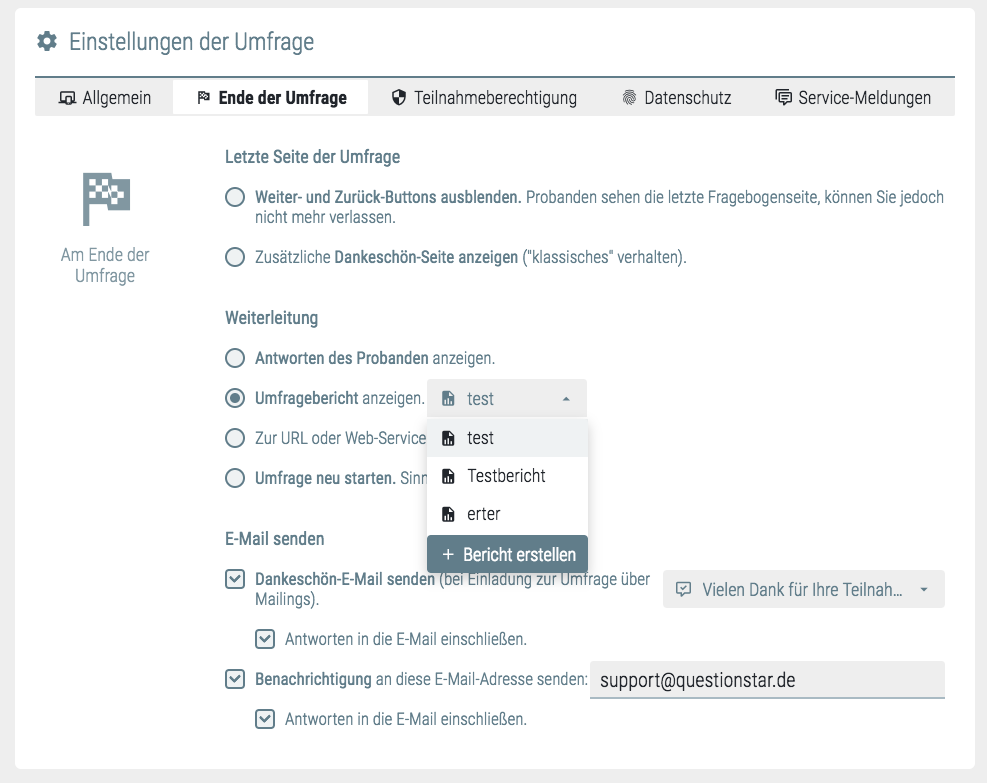 Am Ende Der Umfrage Questionstar