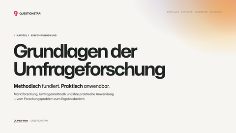Grundlagen der Umfrageforschung