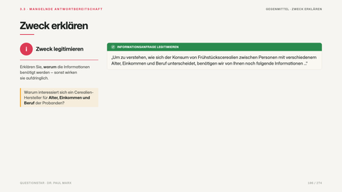 Zweck erklären