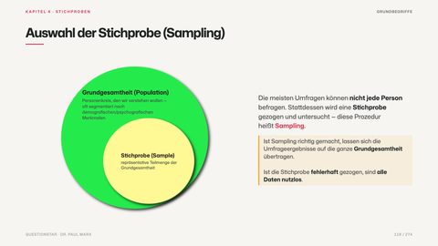 Auswahl der Stichprobe (Sampling)