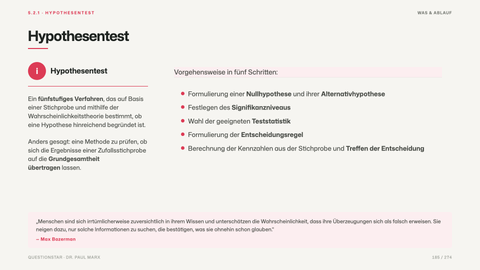 Hypothesentest