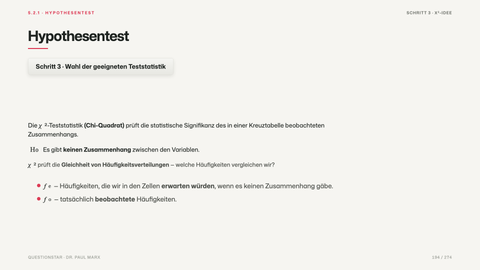 Hypothesentest