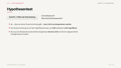 Hypothesentest