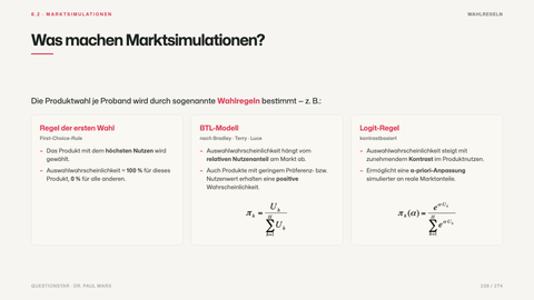 Was machen Marktsimulationen?